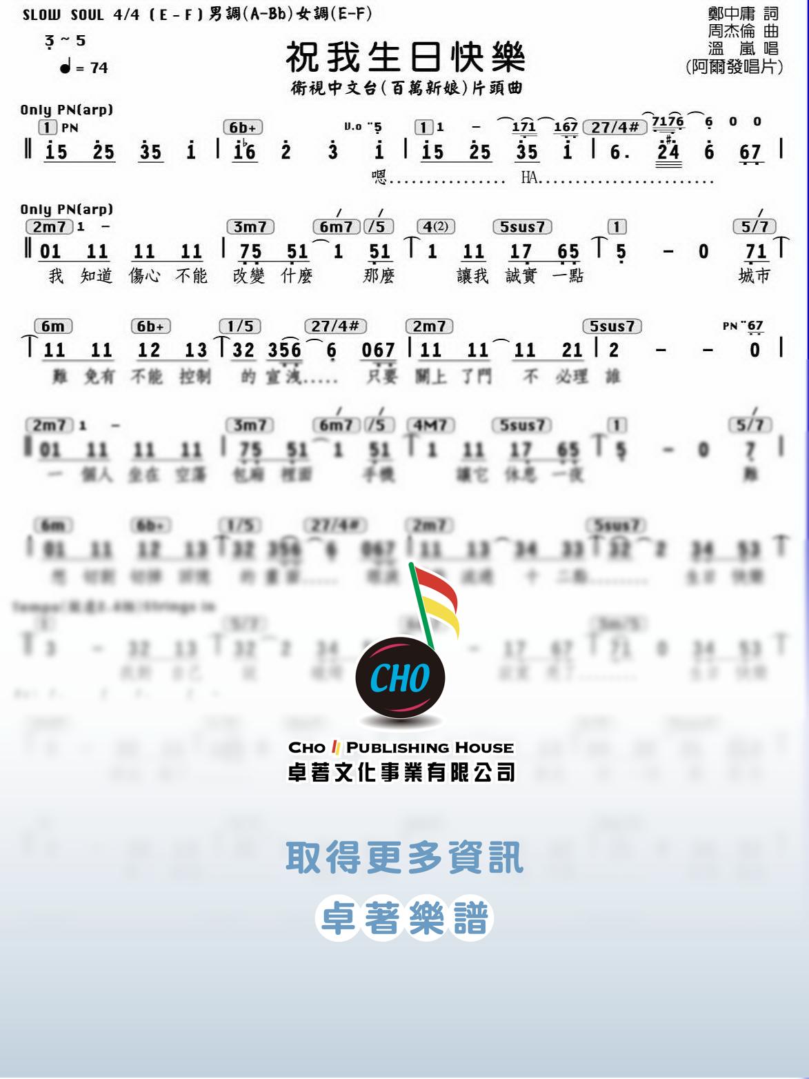 祝我生日快樂
